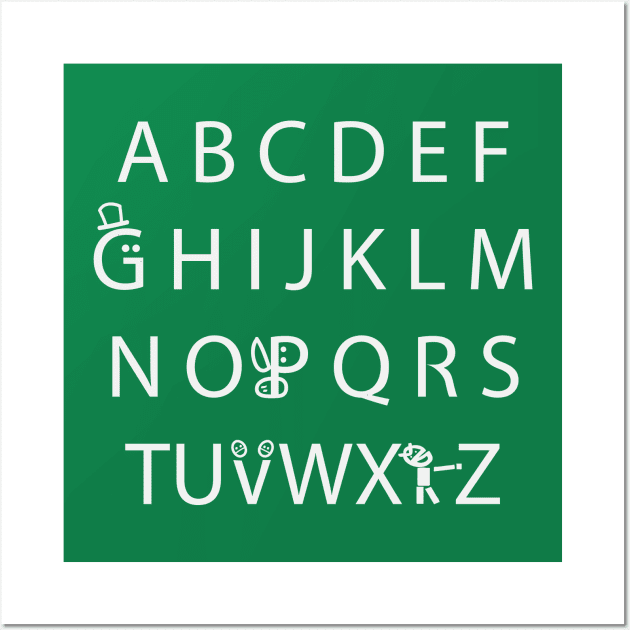 Canadian Alphabet Wall Art by DigitalCleo